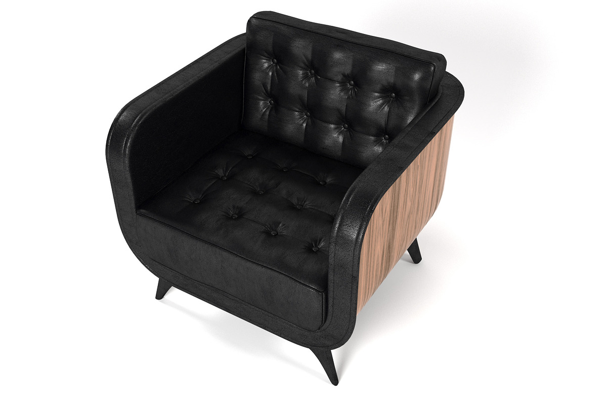 Brando armchair, a Furniture 3D Model by inDahouze (Photo 3 of 10)