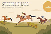 Steeplechase, an Animal Illustration by Naurider (Thumbnail 1 of 4)