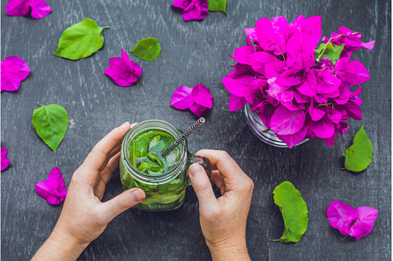Spring purple flowers and spring, a Food & Drink Photo by Elizaveta Galitskaya