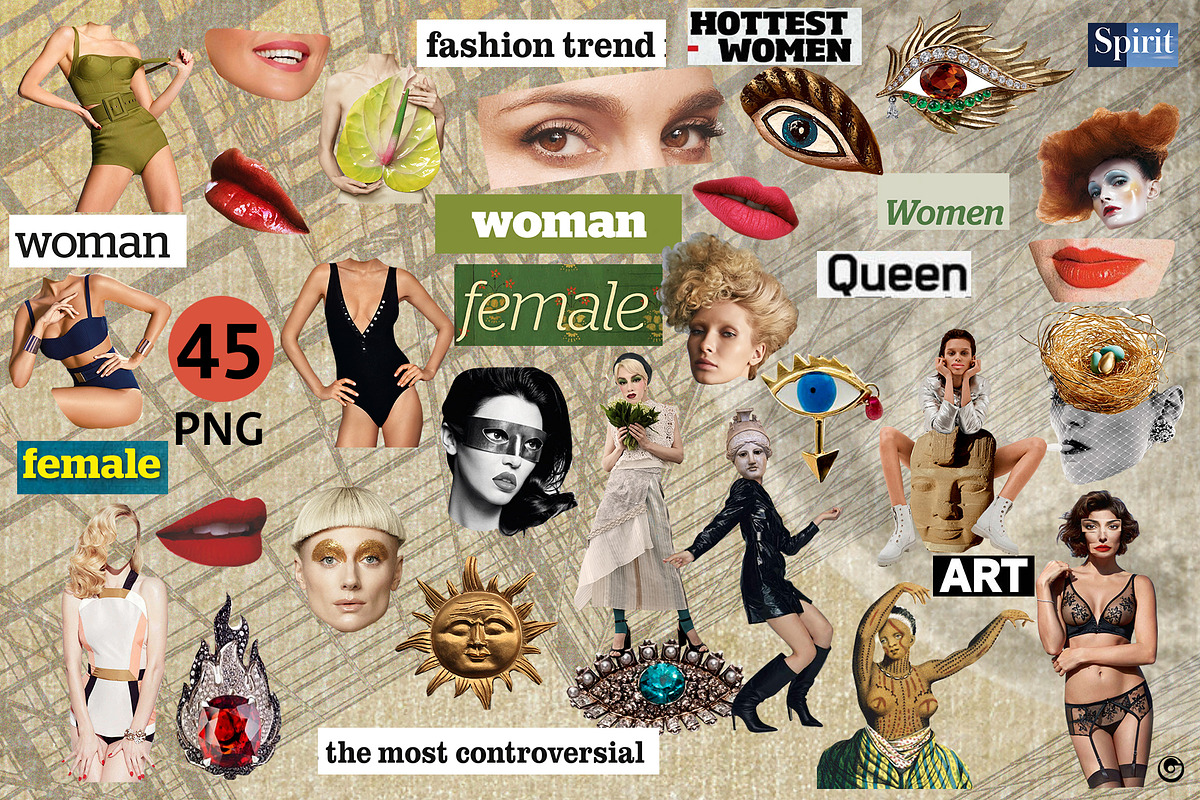 Woman collage, a Person Illustration by Olillia (Photo 3 of 4)