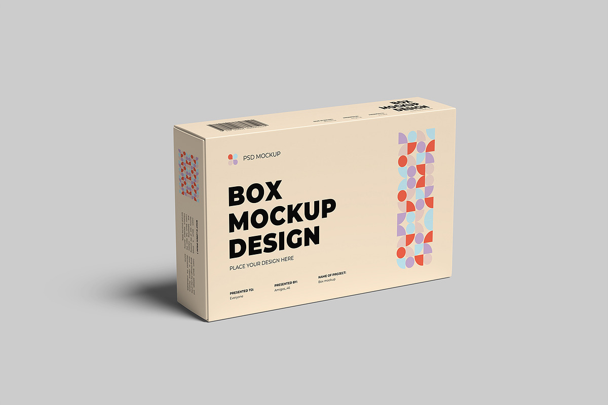 Box Mockup Design, a Packaging Mockup by Amigos__46 (Photo 5 of 5)