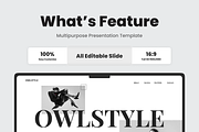 Owlstyle - Fashion Aesthetic Keynote, a Presentation Template by SquidPixey (Thumbnail 2 of 6)