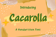 Cacarolla - Handwritten Script Font