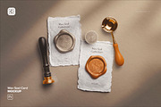 Wax Seal Card Mockup, a Product Mockup by Custom Scene (Thumbnail 1 of 11)