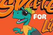 vector dinosaur illustration, an Animal Illustration by swsctn (Thumbnail 2 of 2)