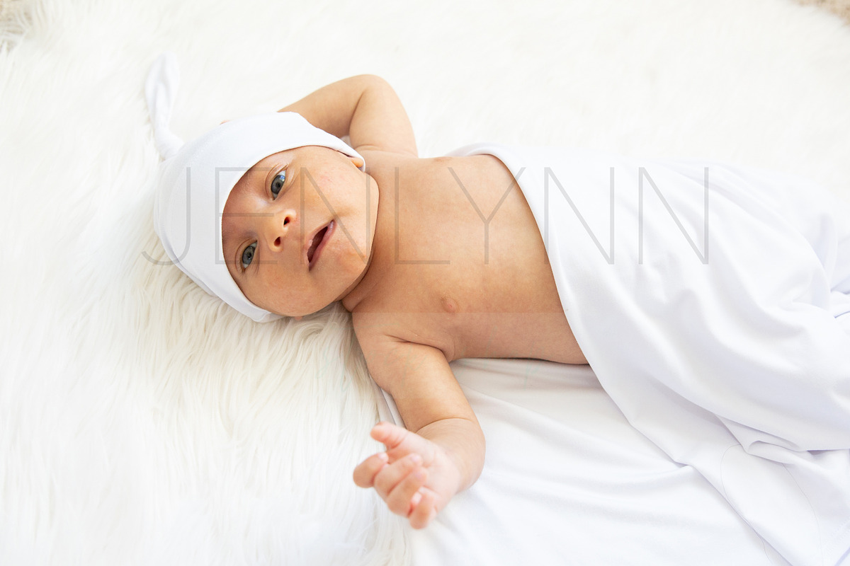 Minky Blanket + Knotted Hat Mockup, a Hat Mockup by JENLYNN Stock Shop (Photo 2 of 4)