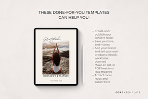 Gratitude Planner Journal Template