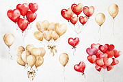 Love Ballons PNG Overlays, an Object Graphic by PixelJungle (Thumbnail 4 of 4)