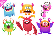 Cookie Crunchers - 6 Cute Monsters, a Decorative Illustration by D R A W K M A N (Thumbnail 4 of 4)