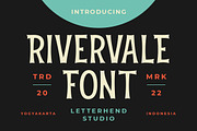 Rivervale Font, a Font by Letterhend Studio (Thumbnail 1 of 9)