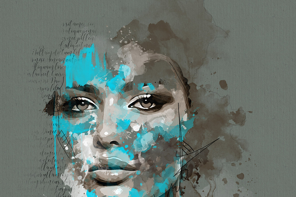 Mixed media art photo effect, an Action Add-On by MRI STUDIO (Photo 18 of 19)