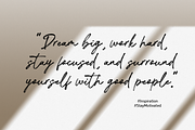 Penstand - Brush Font, a Script Font by Sronstudio (Thumbnail 2 of 12)