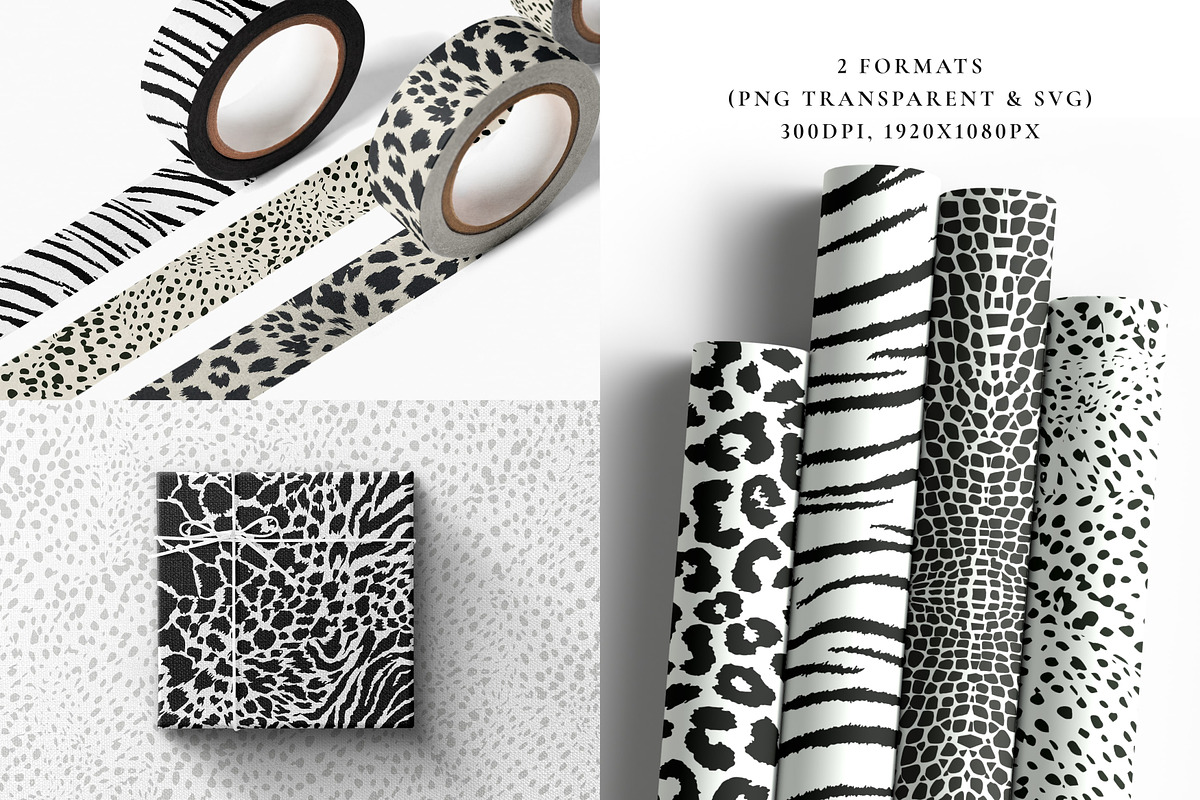 Animal Print Patterns, a Pattern Graphic by Paper Flowers Studio (Photo 3 of 7)