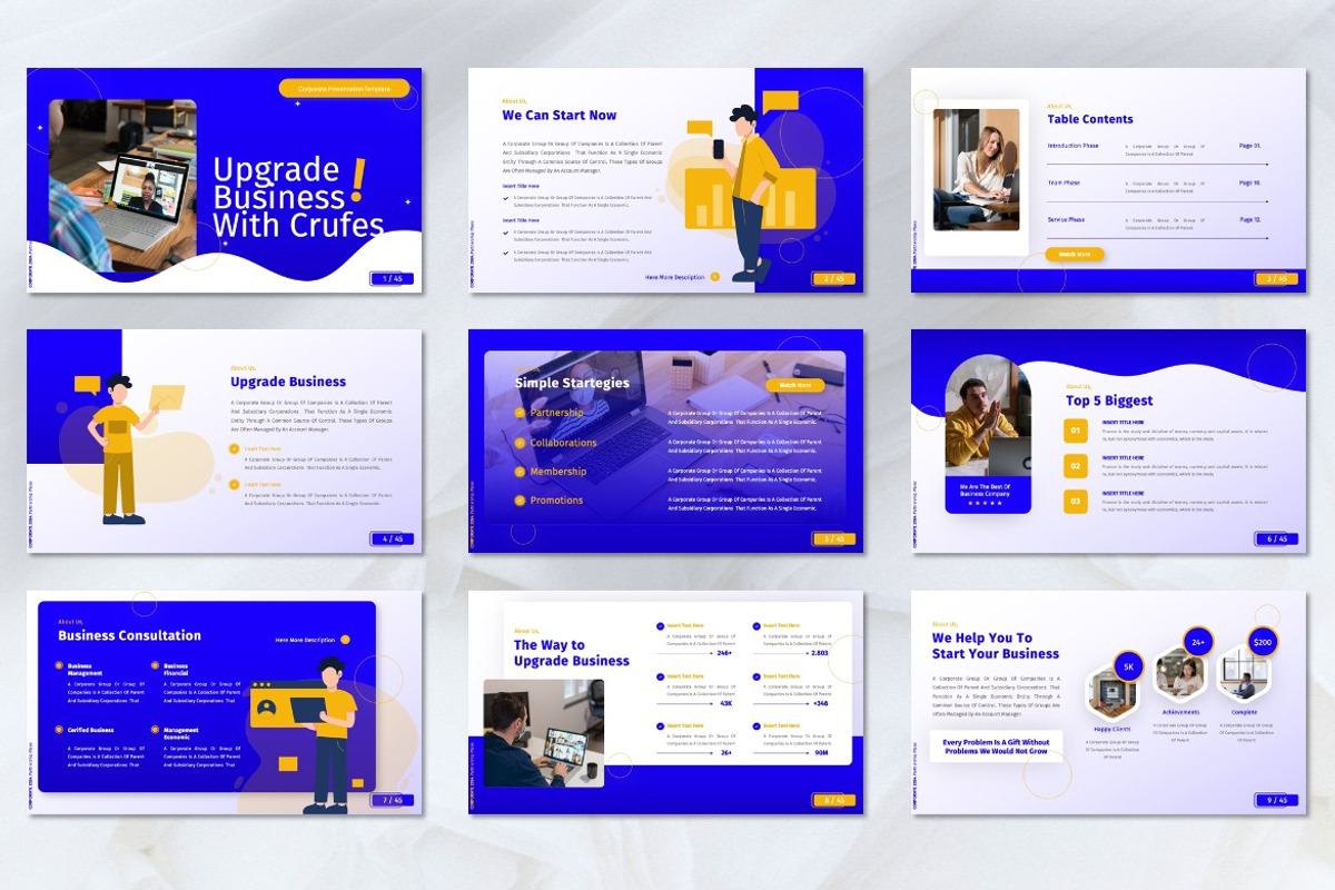 Crufes - Corporate Keynote Template, a Presentation Template by Dhabee (Photo 7 of 7)