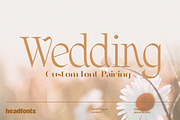 Dreamy Wedding Font Duo, a Serif Font by Headfonts (Thumbnail 1 of 9)