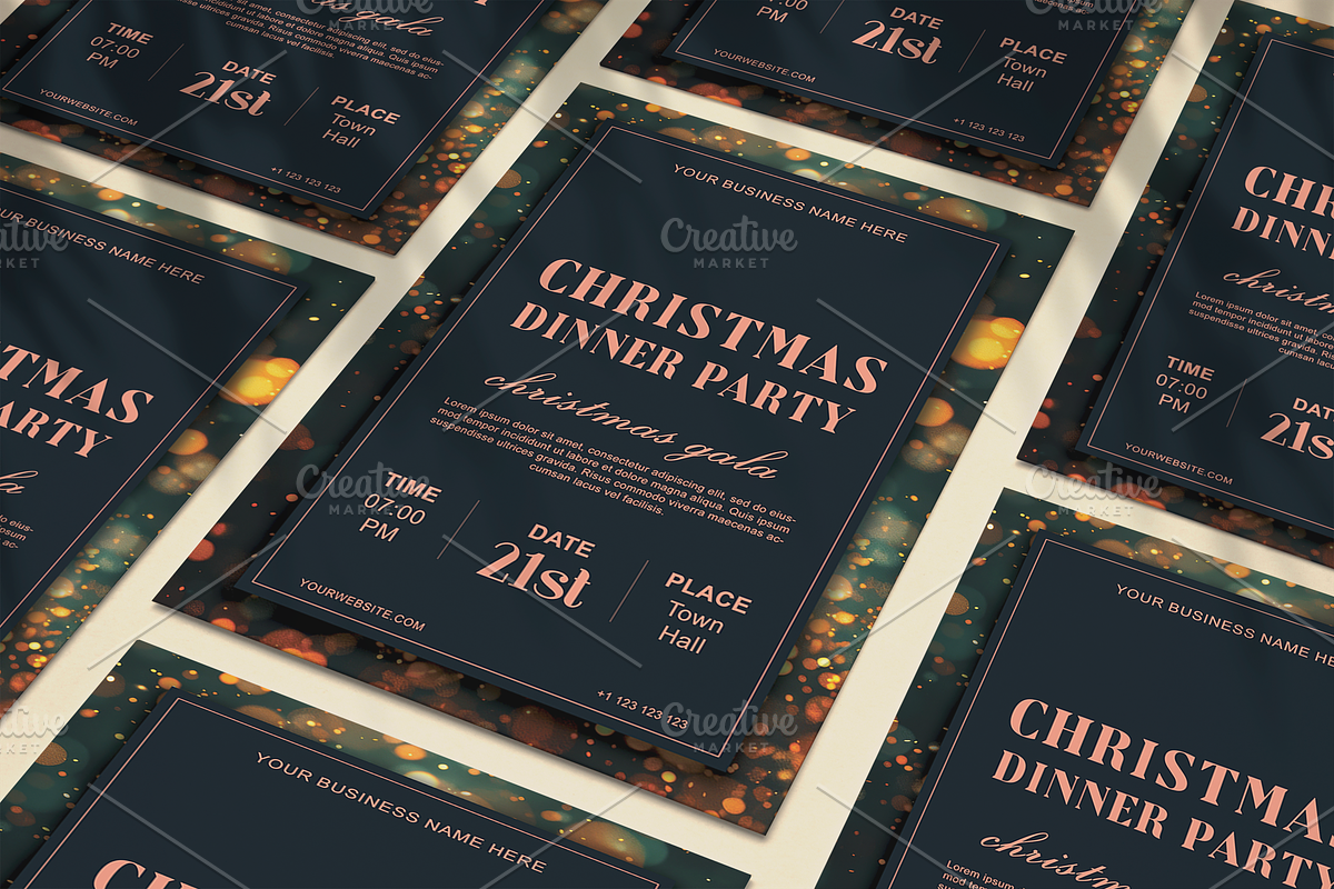 Festive Flyer, a Flyer Template by Tzochko (Photo 4 of 5)