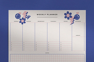 Graphic Weekly Planner