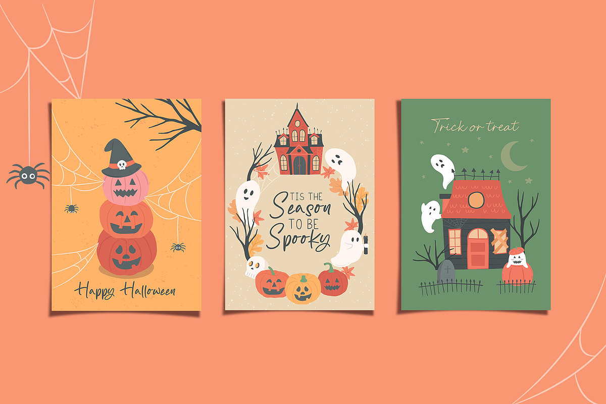 Fun Halloween Village Illustrations, a Background Graphic by CreativeChristiana (Photo 8 of 11)