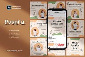 Puspita - Fashion Social Media Pack