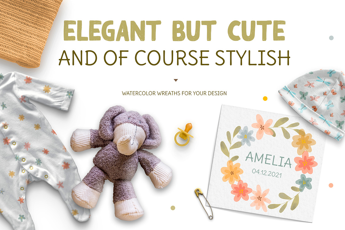 Watercolor Childhood Nursery Set, an Animal Illustration by Beauty Drops (Photo 11 of 12)