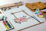 Floral Autumn. Watercolor collection, an Object Graphic by SaharaArt (Thumbnail 7 of 7)