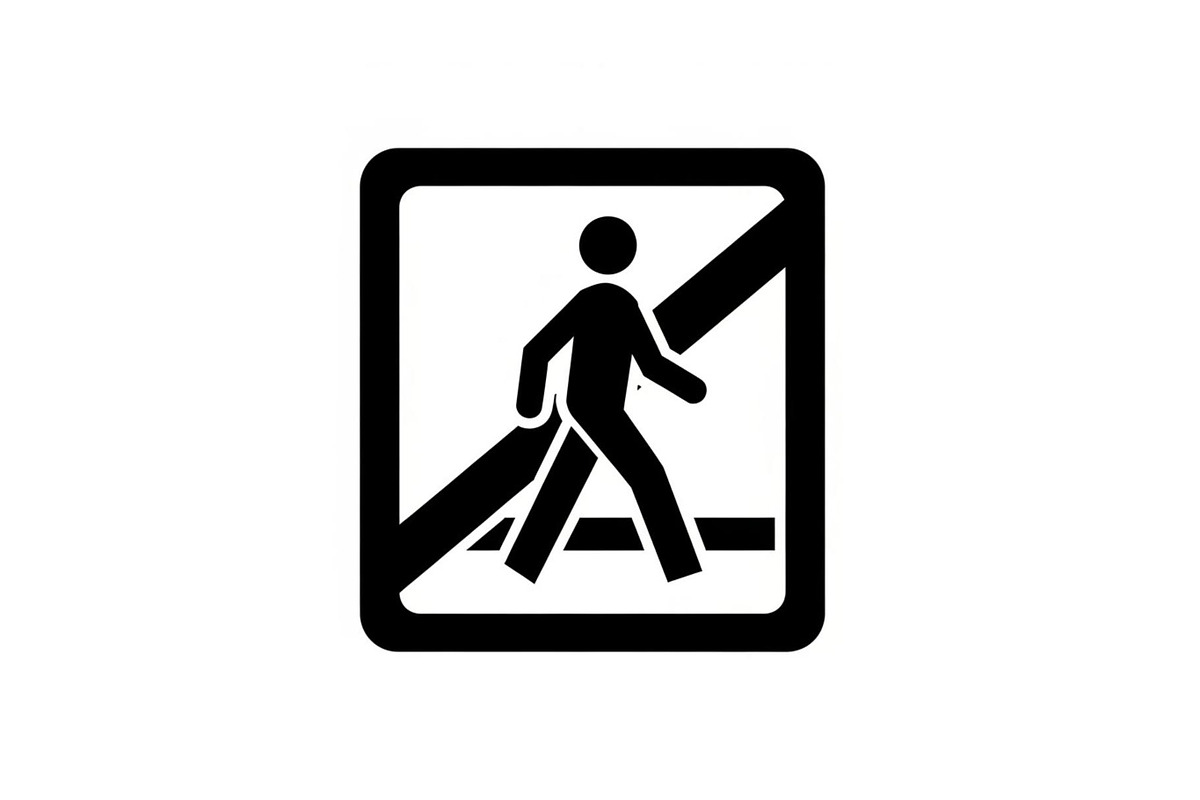 Pedestrian Crossing Safety Icon Set, an Icon by musafir_fashion (Photo 6 of 13)