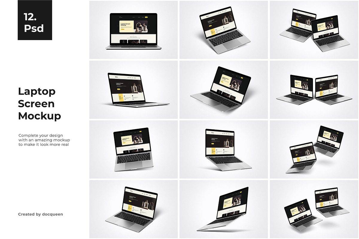 Laptop & Website Screen Mockup, a Mac Mockup by Mockup Supper (Photo 1 of 15)