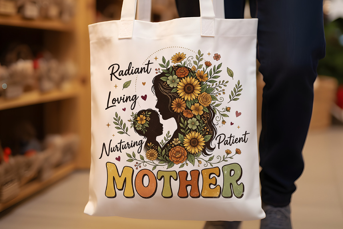 Retro Vintage Floral Mother's Day, a Seasonal Illustration by Sublimation Artist (Photo 8 of 9)