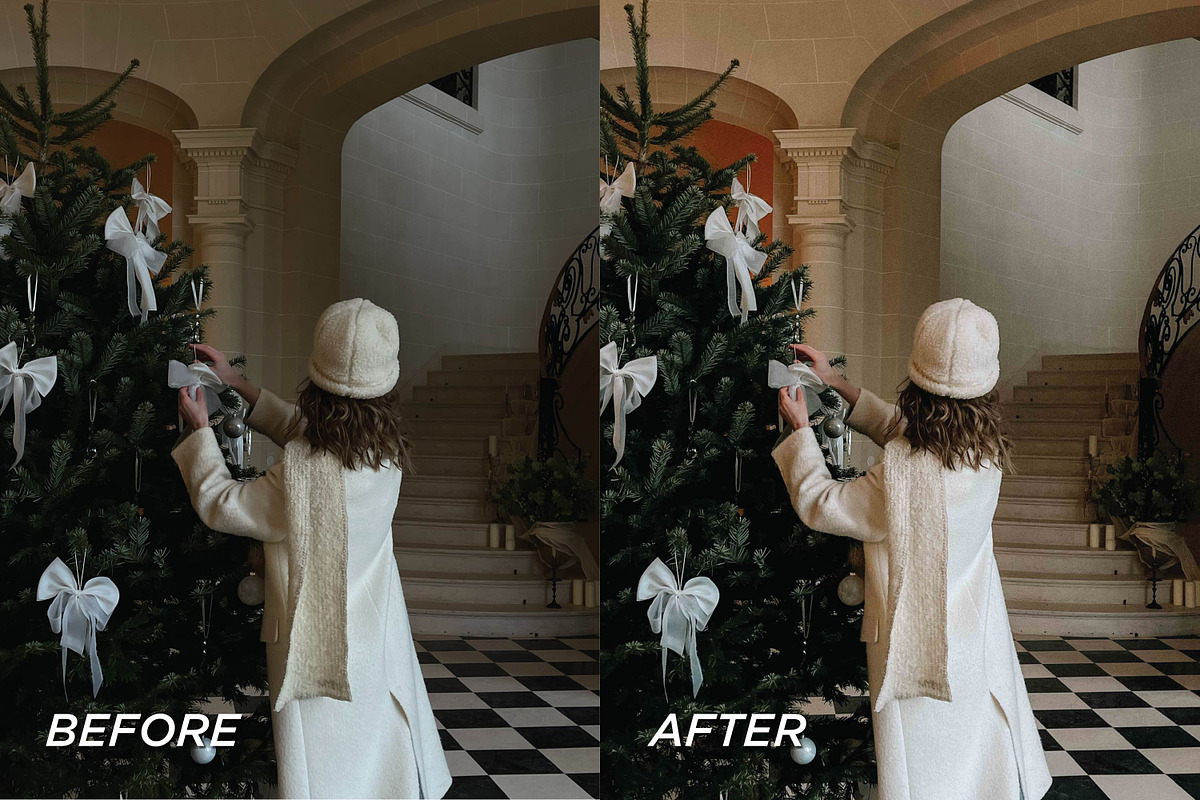 25 Christmas Lightroom Presets, a Preset Add-On by TheWayfarerShoppe (Photo 2 of 9)