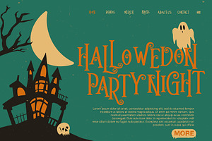 Hallowedon - Scary Typeface