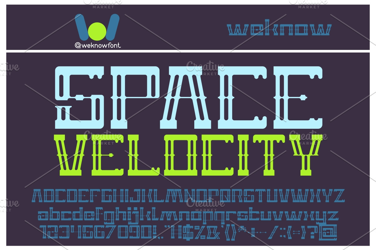 Zeppelin font, a Font by weknow (Photo 1 of 5)
