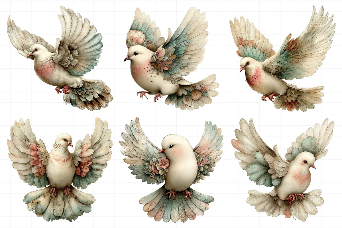 Creation Dove Clipart, an Illustration by Daily.Designs (Photo 5 of 7)