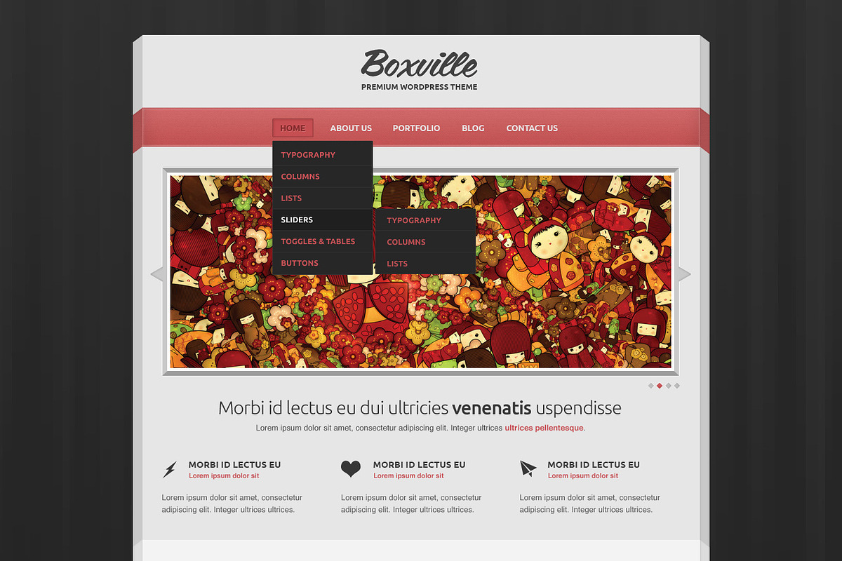 Boxville PSD template, a Templates & Theme by cssmania (Photo 1 of 5)