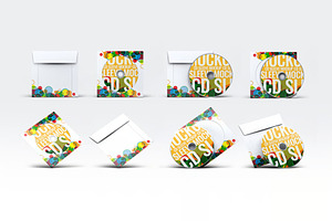 CD Sleeve Cover Mock-Up, a Product Mockup by DesignRushMarket