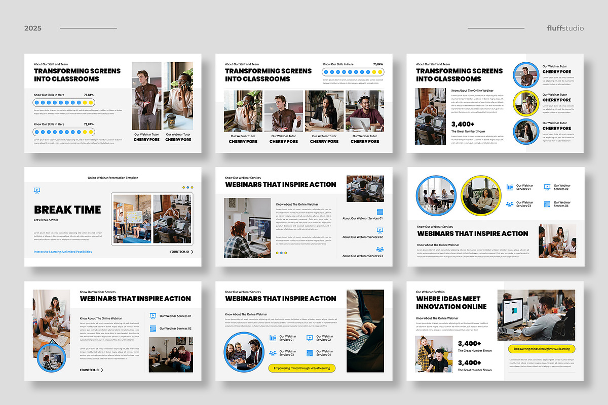 Webinar Course Google Slides preview 3