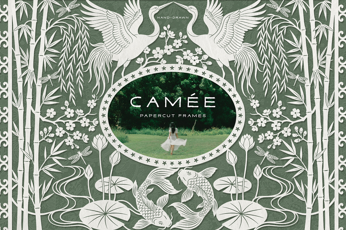 Camee - Ornamental Papercut Frames, an Object Graphic by alonahaidash (Photo 3 of 18)