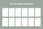 Printable Planner 2022 Calendar, a Stationery Template by Wipavee (Thumbnail 5 of 7)