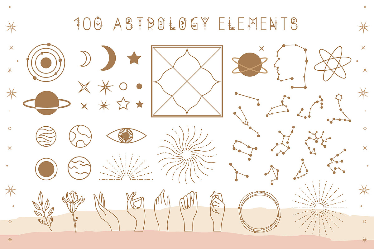 Astrology mystical font preview 3