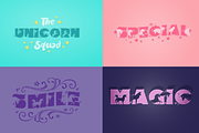 Unicorn Layered Font & Bonus, a Font by Anastasia Feya (Thumbnail 6 of 8)