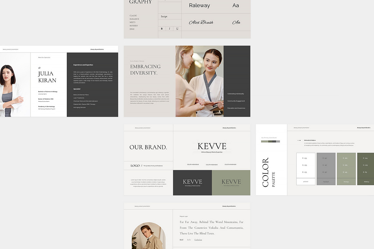 Kevve Beauty Clinic Powerpoint, a Presentation Template by kylyman (Photo 4 of 7)