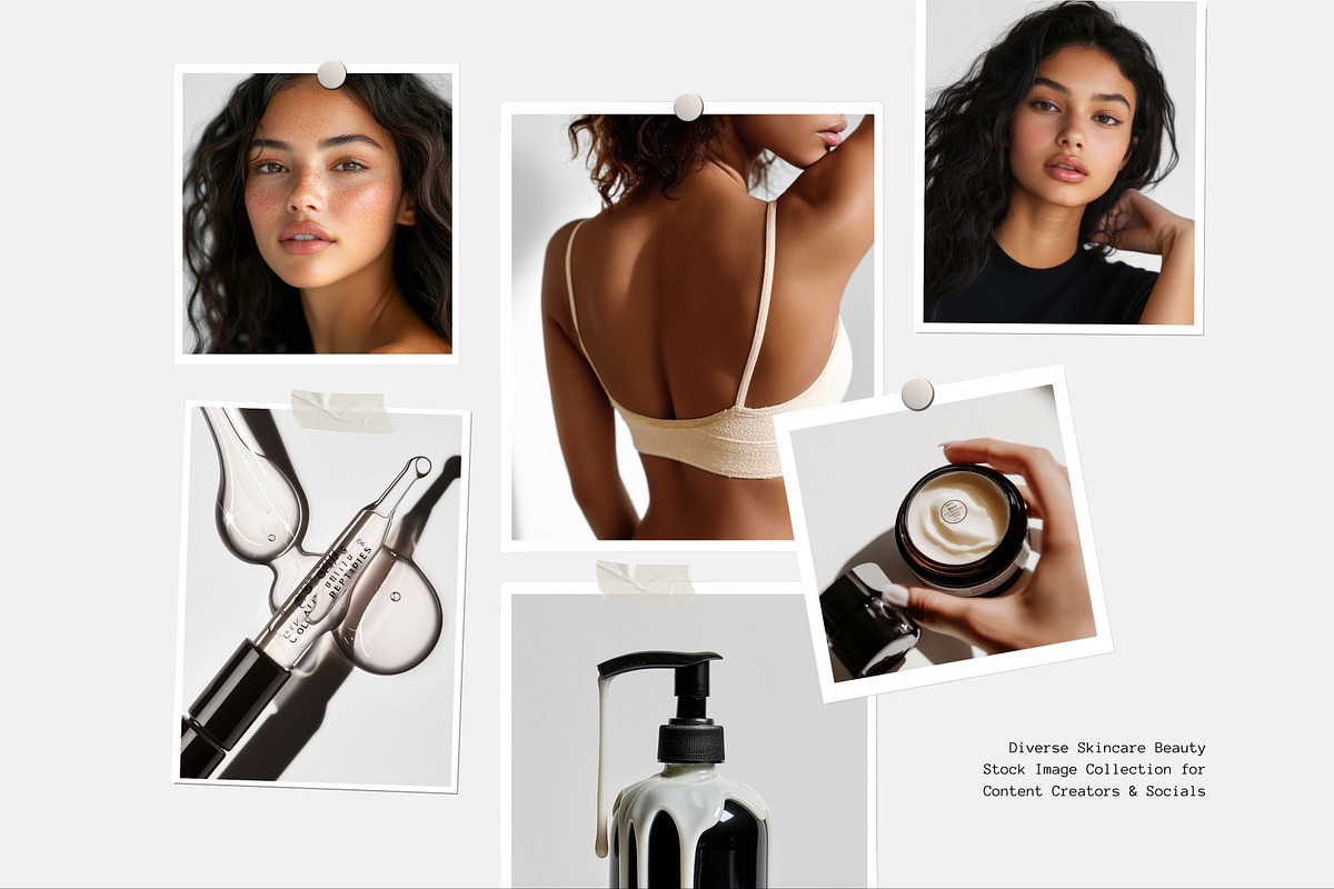 Diverse Beauty Skincare Stock Images, a Beauty & Fashion Photo by COCO Designs (Photo 14 of 20)