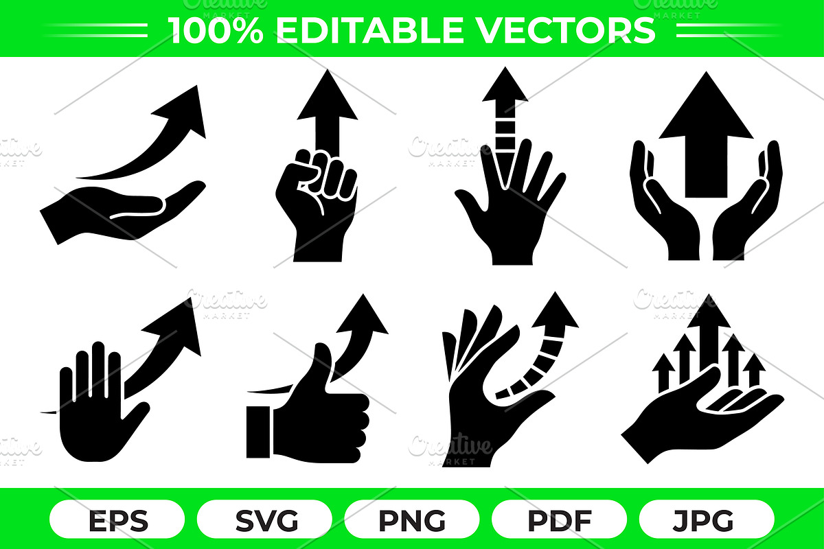 Growth Arrow Vector Bundle, an Object Graphic by Artonix (Photo 1 of 3)