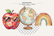 Groovy 70s Retro School Sublimation, a Decorative Illustration by Artnoy (Thumbnail 3 of 8)