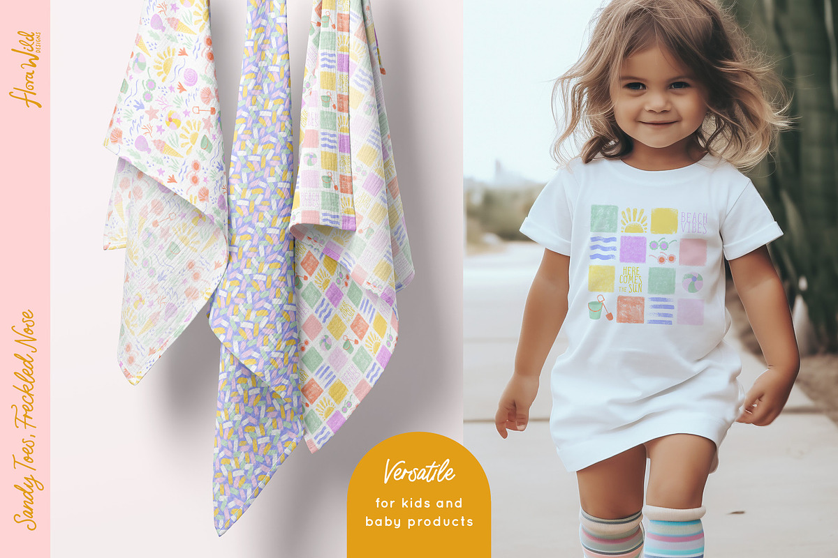 Seaside Inspired Pattern Collection, a Pattern Graphic by Flora Wild Designs (Photo 2 of 5)