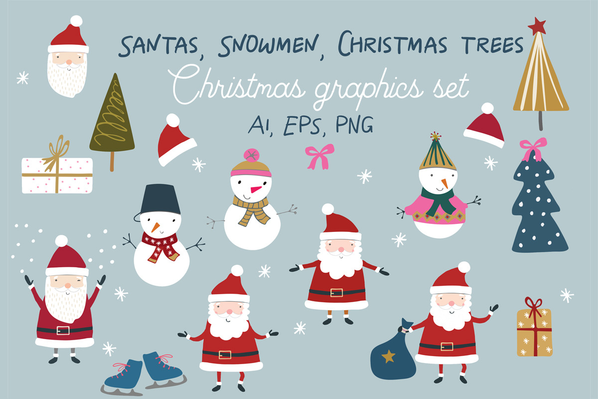the Big Christmas bundle, a Pattern Graphic by Katie Lisker (Photo 14 of 27)