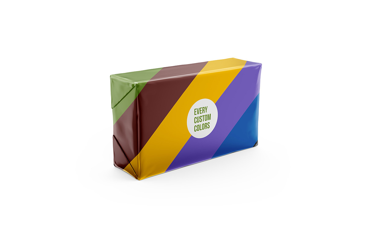 Butter 200g. Front 3/4 view. Mockup, a Packaging Mockup by easymock (Photo 5 of 6)
