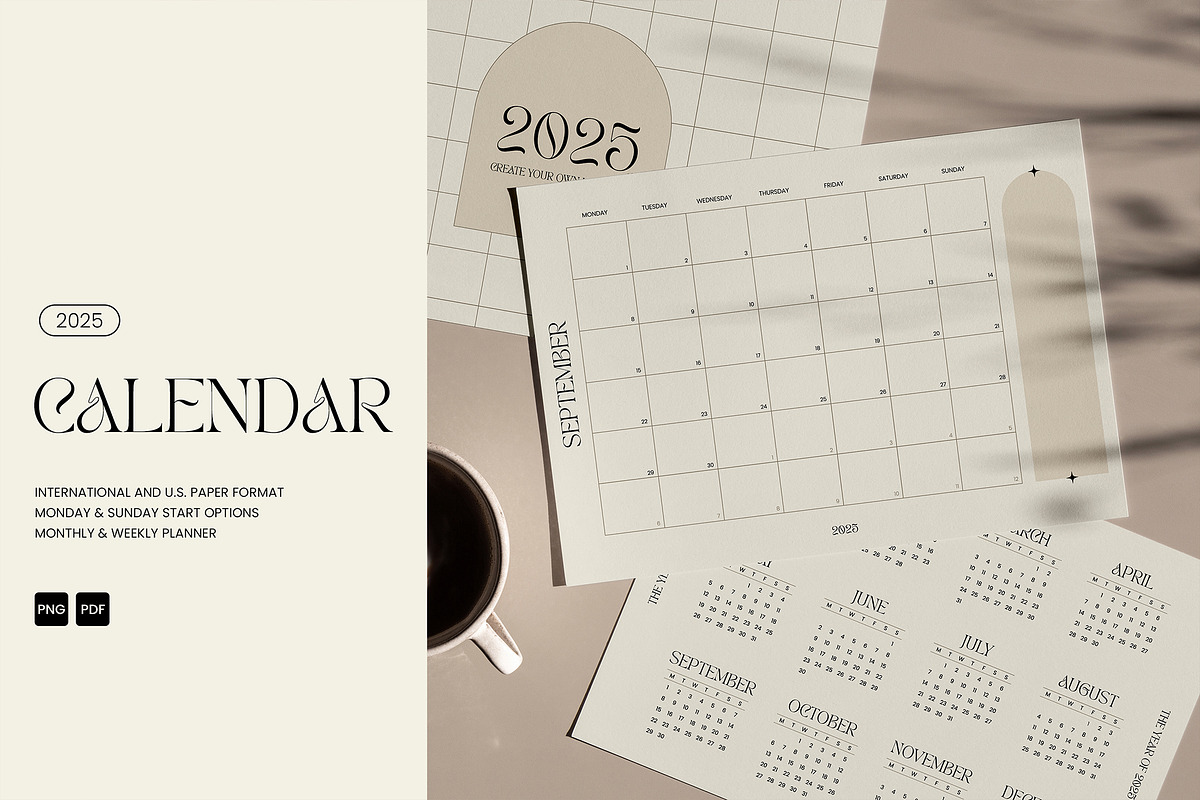 2025 Calendar & Planner, a Templates & Theme by May Motif (Photo 1 of 10)