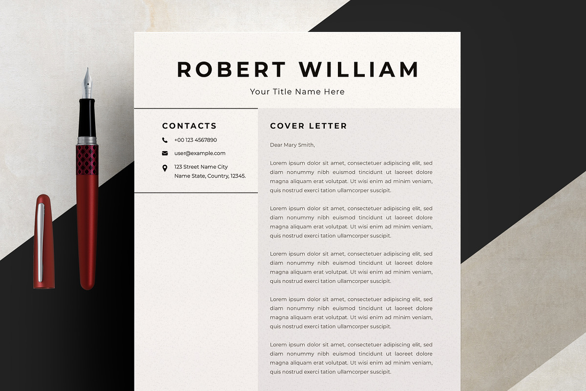 Stylish Resume for Career Growth, a Resume Template by ResumeInventor (Photo 3 of 6)