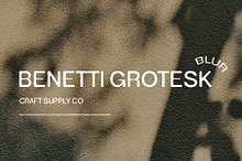 Benetti Grotesk Blur
