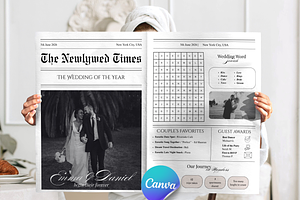 Wedding Newspaper Template